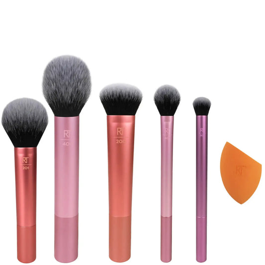 Real Techniques Exclusive Everyday Essentials and Powder Brush Bundle