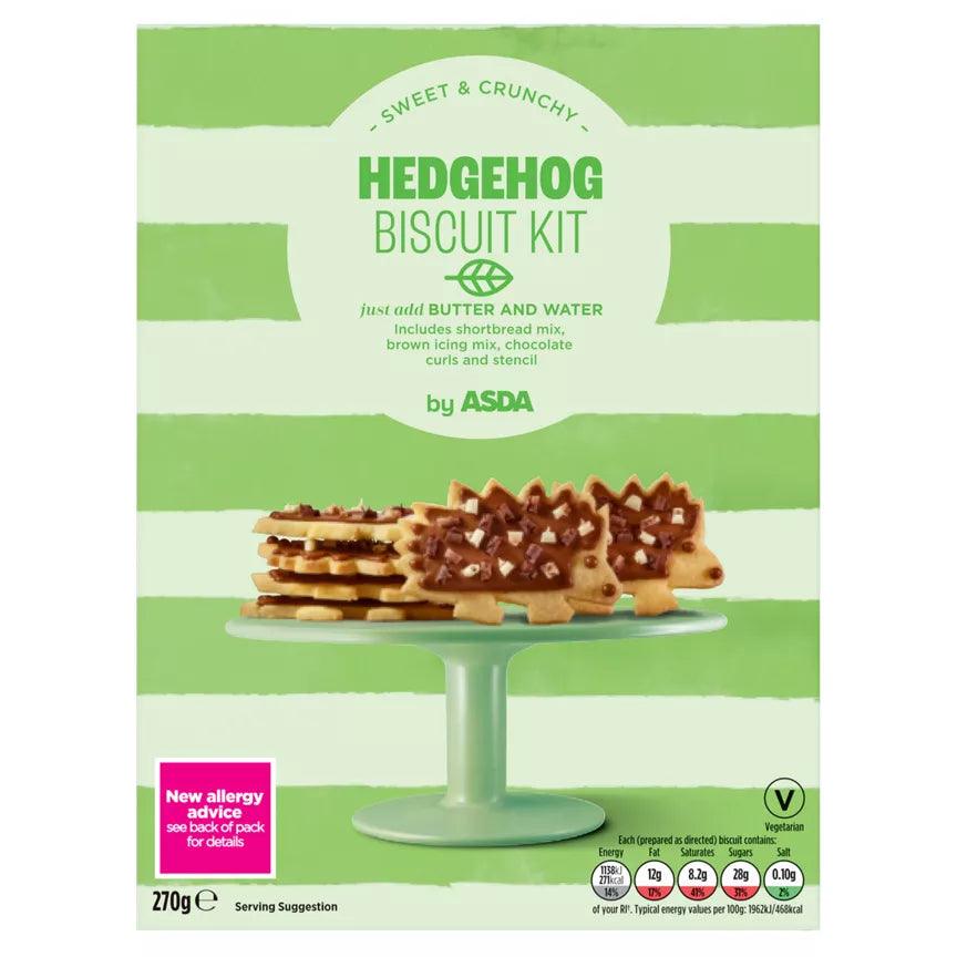 ASDA Hedgehog Biscuit Kit 270g The Good Vibes