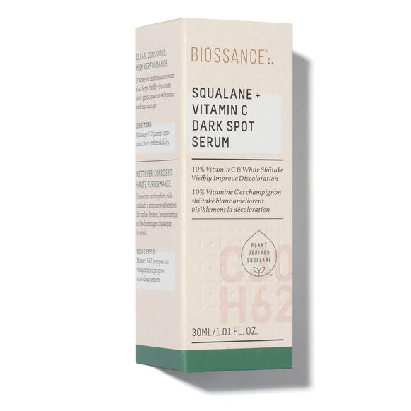 BIOSSANCE Squalane + Vitamin C Dark Spot Serum 30ml