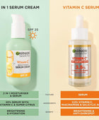 Garnier SkinActive Vitamin C 2in1 Brightening Serum Cream SPF 25 50ml