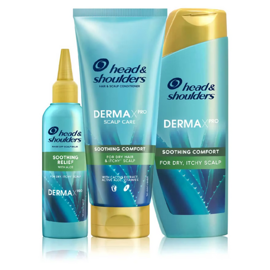 Head & Shoulders DERMAXPRO Soothing Anti Dandruff Dry Scalp Hair Bundle