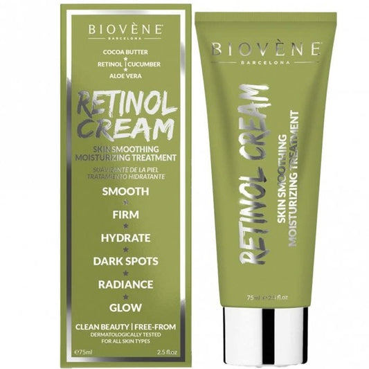 BIOVENE Retinol Cream Skin Smoothing Moisturising Treatment 75ml