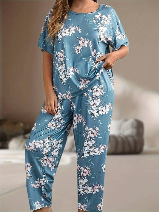 Floral Print Pyjamas Set
