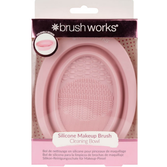 Brushworks Silicone Makeup Brush Cleaning Bowl