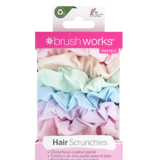 Brushworks Pastel Scrunchies