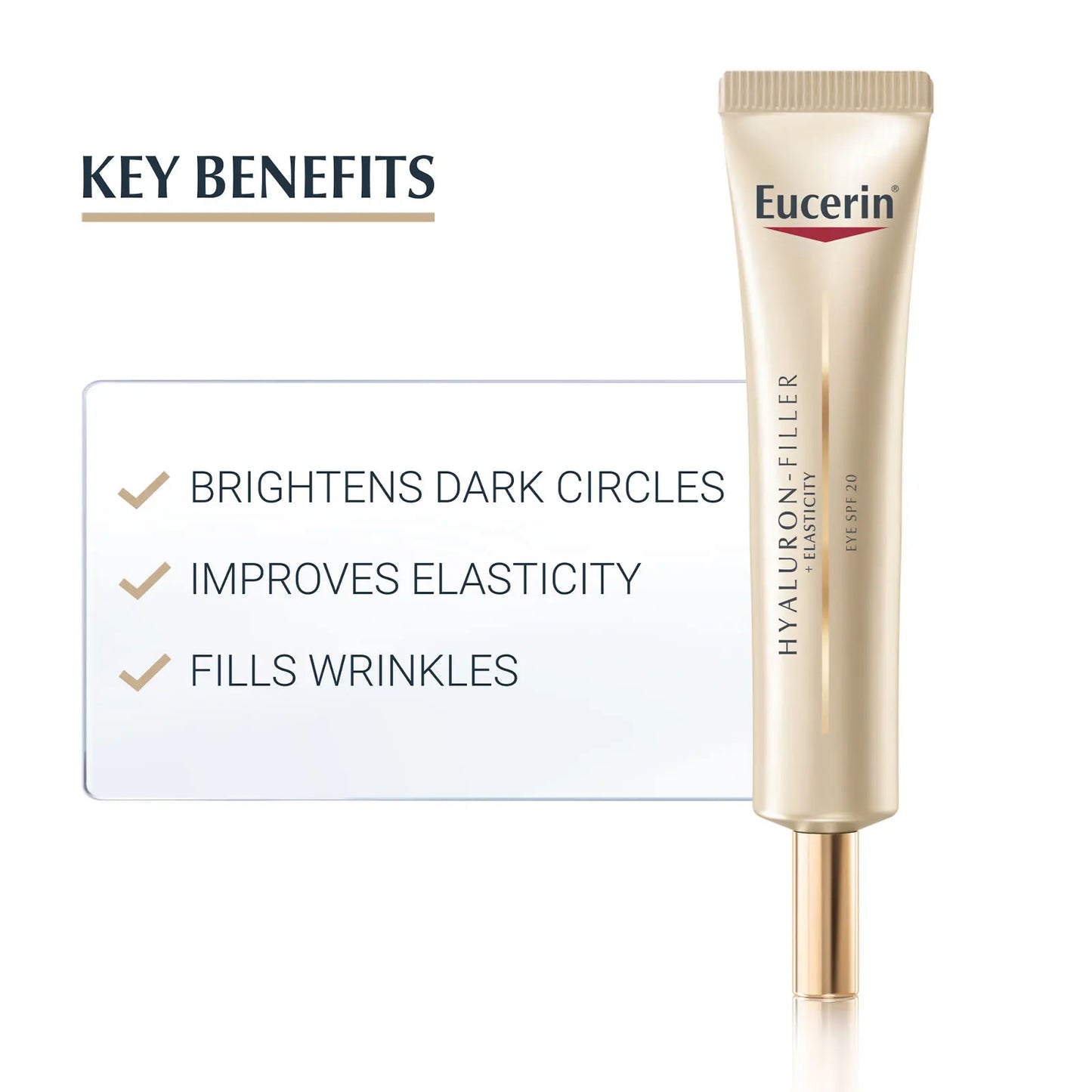 Eucerin Hyaluron-Filler + Elasticity Anti-Ageing Eye Cream with SPF15 15ml