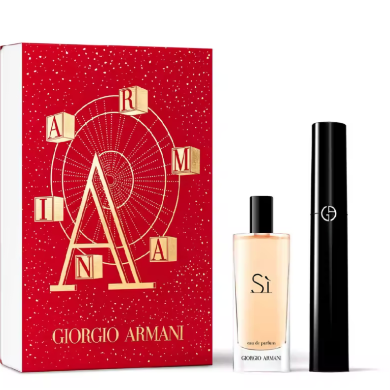 Armani Si Eau De Parfum and Eyes to Kill Mascara Beauty Giftset For Her