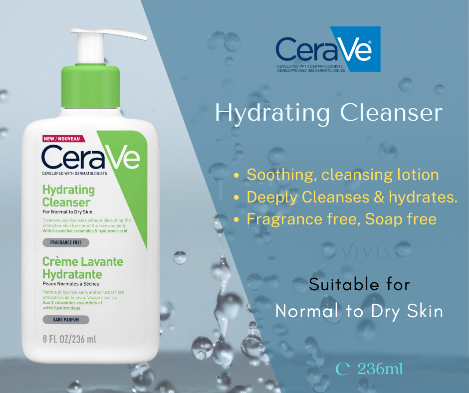 CeraVe Hydrating Cleanser for normal to dry skin 236ml