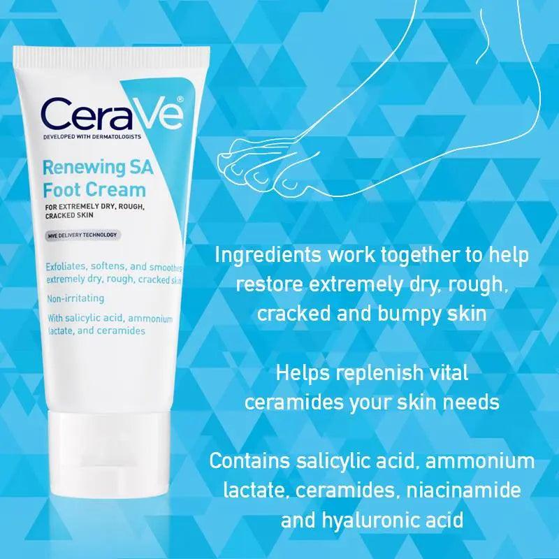 CeraVe SA Renewing Foot Cream 88ml