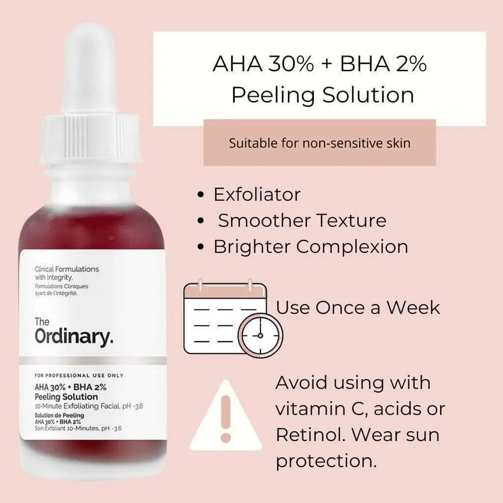 The ordinary 30 on sale aha peeling solution