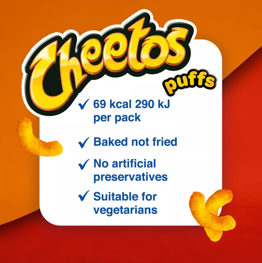 Cheetos Puffs Flamin' Hot Multipack Snacks 6x13g