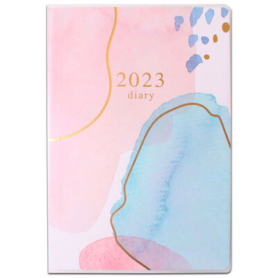 A5 Brush Strokes 2023 Week to View Diary