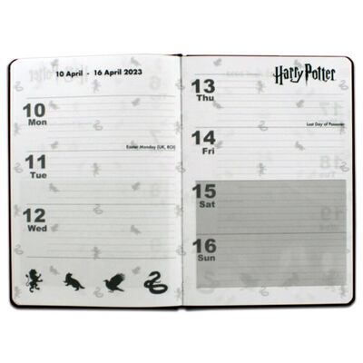 A5 Harry Potter Hogwarts 2023 Diary