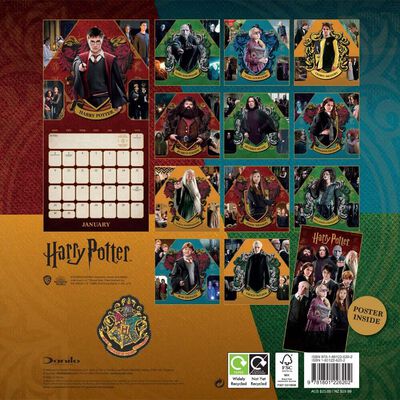 Official Harry Potter 2023 Square Calendar