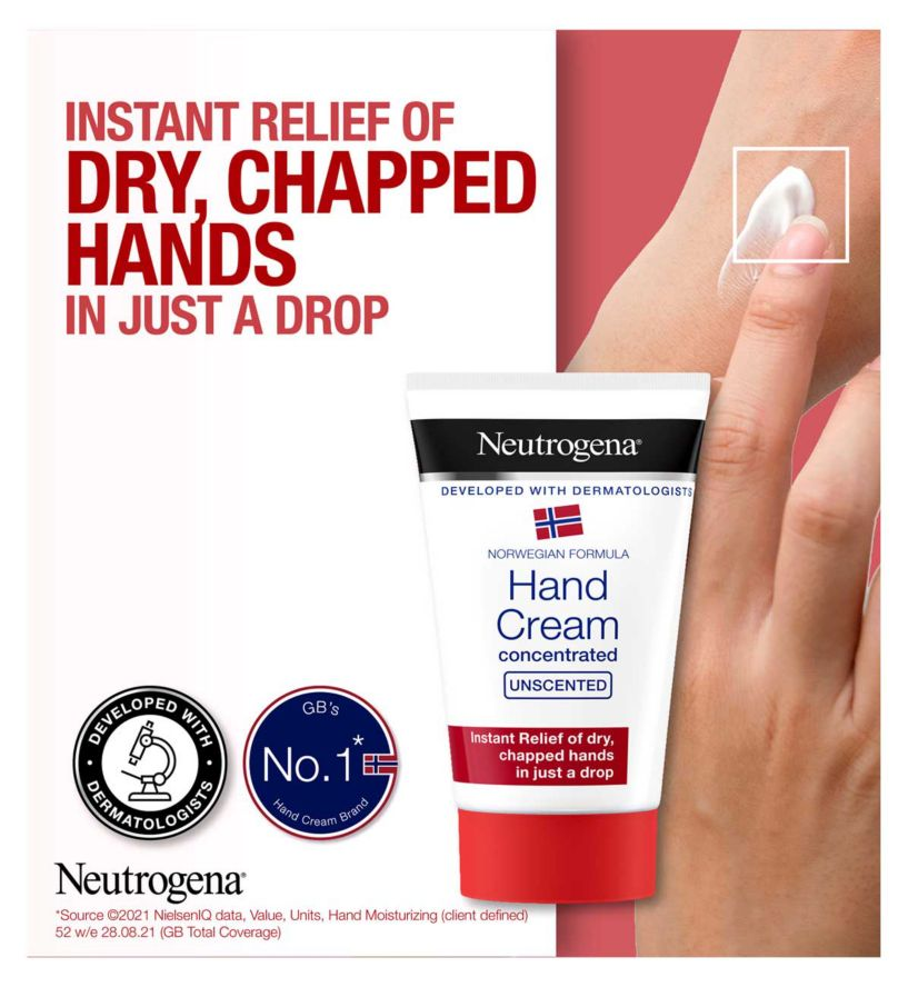 Neutrogena Norwegian Formula Hand Cream Concentrated Unscented 50ml