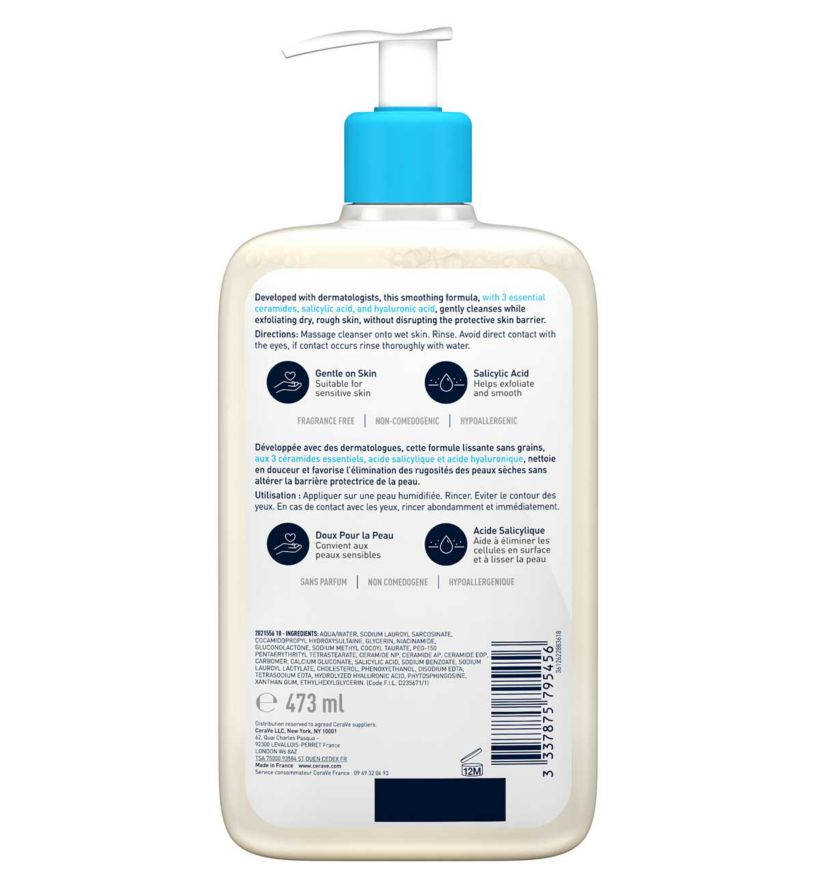 CeraVe Smoothing Cleanser 473ml