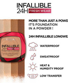 L'Oreal Infallible 24H Freshwear Face Powder - 140 Golden Beige